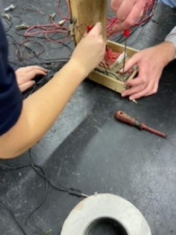 fixing wires