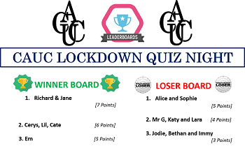 Quiz night leaderboard 350